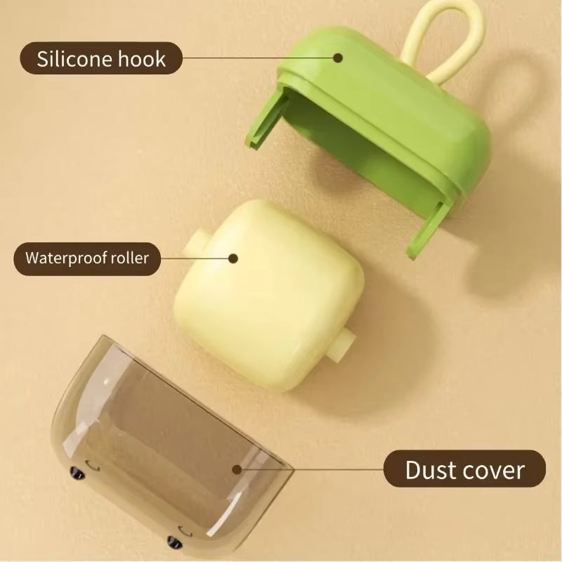 Mini Reusable Washable Lint Roller Strong Adhesive Hair Sticking Machine Dust Removal Brush for Clothes Pets Furniture Cleaning